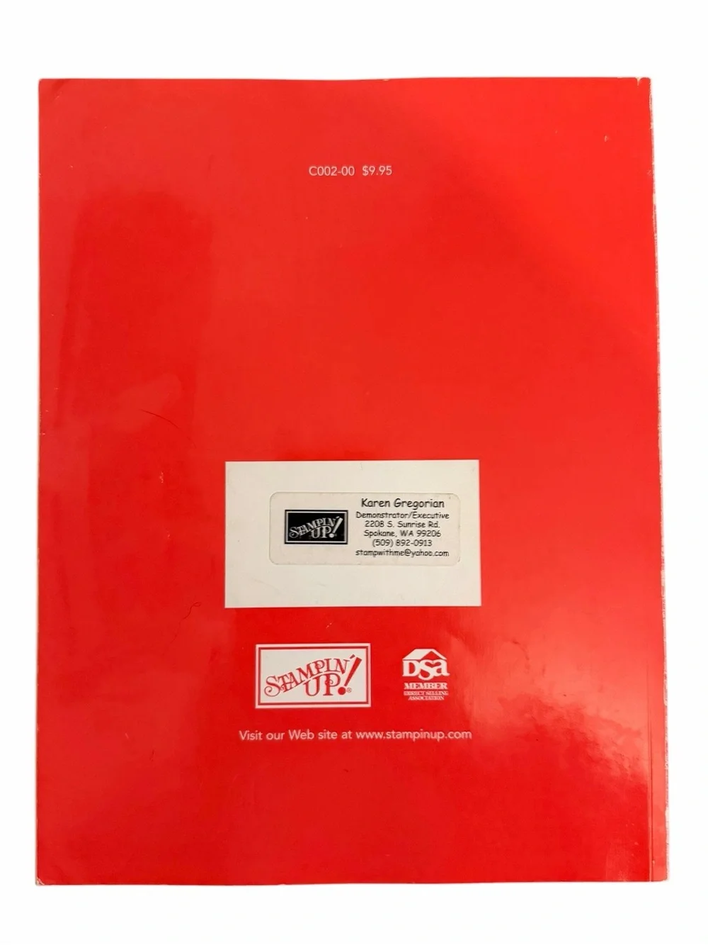 Stampin' Up! Idea Book & Catalog 2001-2002 Edition